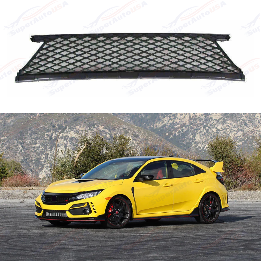 For Honda Civic Type R 2017-2021 OE Style Black Front Lower Grille Mesh-7