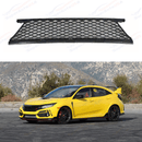 Rejilla delantera inferior de malla negra estilo OE para Honda Civic Type R 2017-2021-7