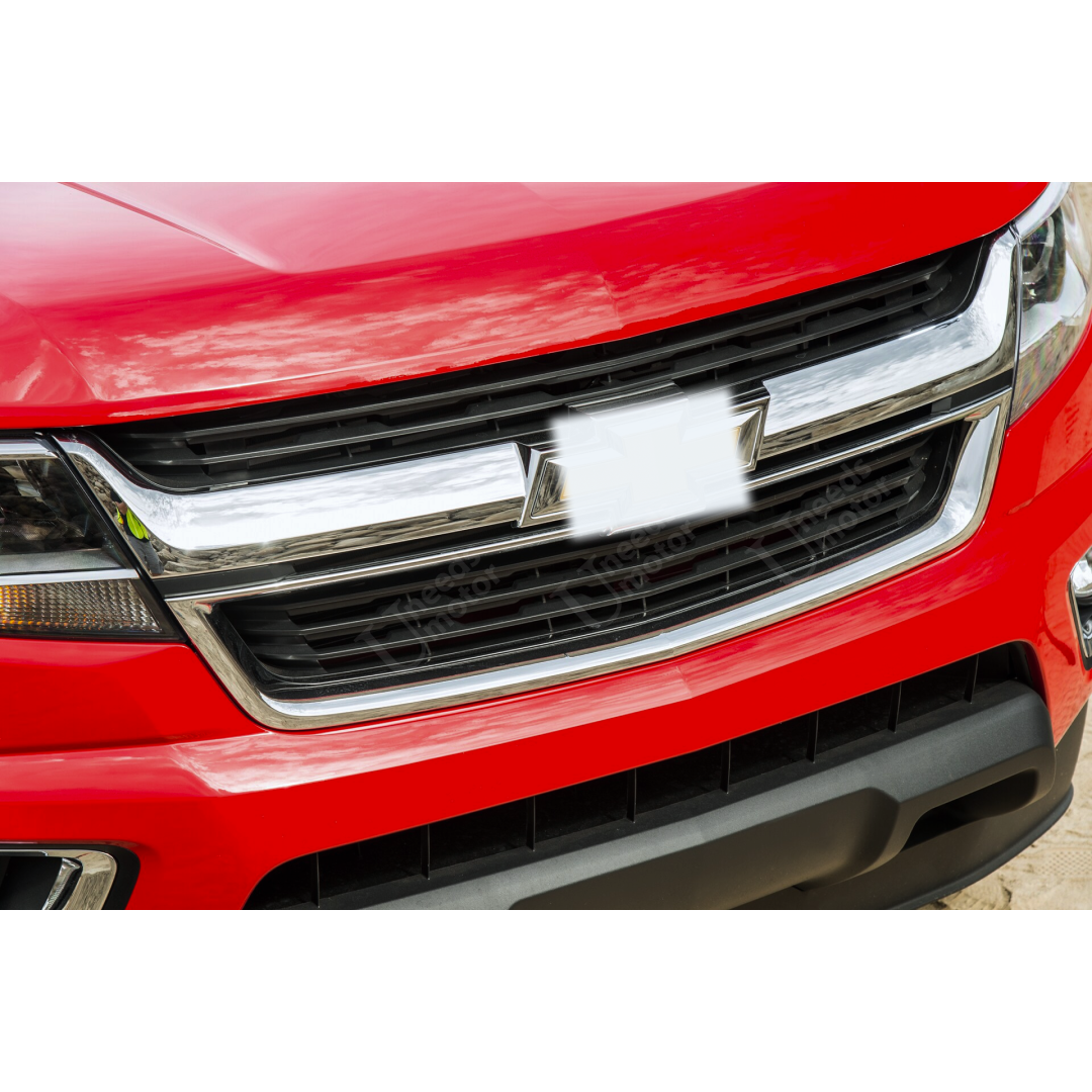 Fits 2015-2020 Chevrolet Colorado Chrome & Black Front Bumper Grill Mesh Grille