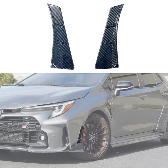 Front Corner Splitter Fits 2022-2025 Toyota GR Corolla Real Carbon Fiber