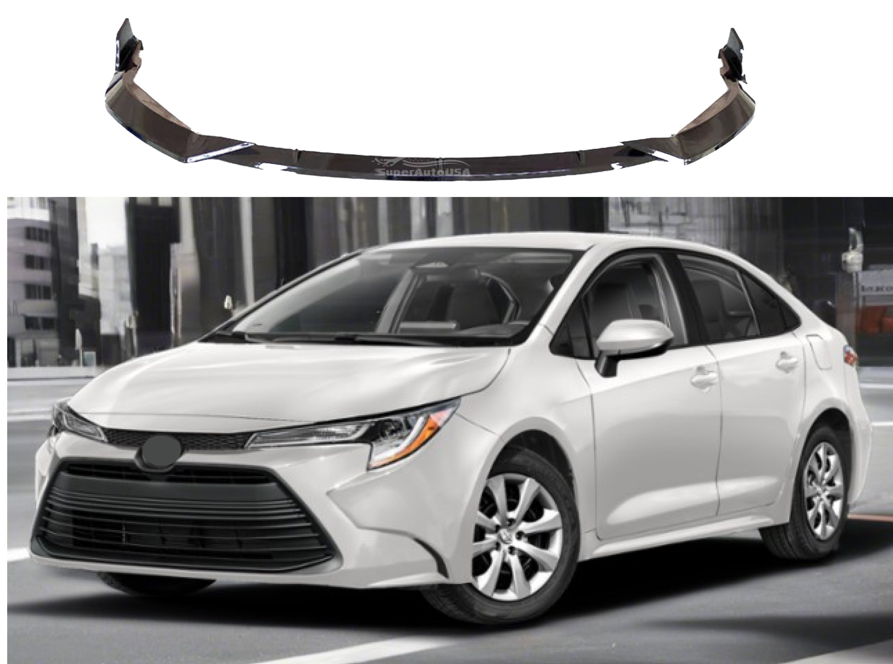 Front Lip & Spoiler | Fits Toyota Corolla LE XLE (2020-2024)