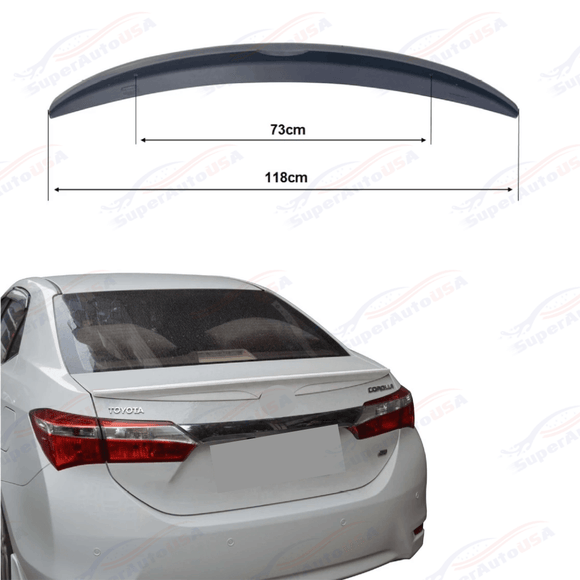 Rear Spoiler & Wings Fits Toyota Corolla ( 2014-2019 )
