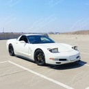 Durable ABS plastic material of the glossy black ZR1 style C5 side skirt