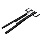 Glossy black ZR1 style side skirt on a white Chevrolet Corvette C5