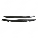 2017 Chevrolet Corvette C7 in motion with new carbon fiber print side skirts