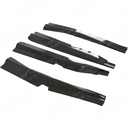 Uninstalled front section piece of the carbon fiber print side skirt