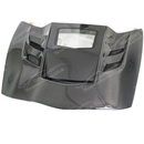 High-gloss SuperAutoUSA carbon fiber assembly hood for Chevrolet Corvette C7 2014-2019