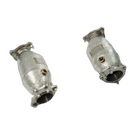 Close-up of the 300-cell metallic substrate core inside the SRM C8 high-flow converters