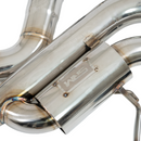 Cutaway view of the Switchblade-Series chambered muffler used for drone-free cruising