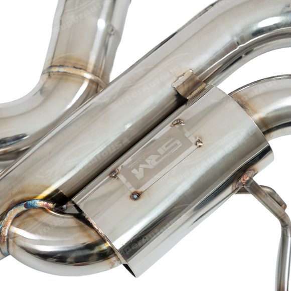 Cutaway view of the Switchblade-Series chambered muffler used for drone-free cruising