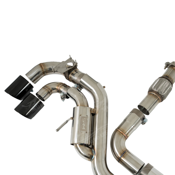 Direct comparison showing the size and weight difference between stock NPP and the SRM Switchblade