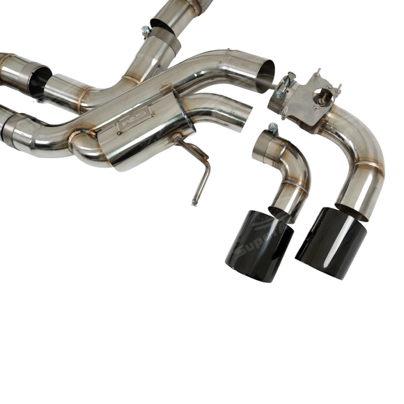 Standalone view of the Switchblade-Series catback, including wiring harness and mounting hardware