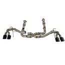 Standalone view of the SRM X-Series 3" catback kit, including clamps and hardware