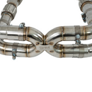 Close-up of the handcrafted TIG welds on the SRM X-Series stainless steel system