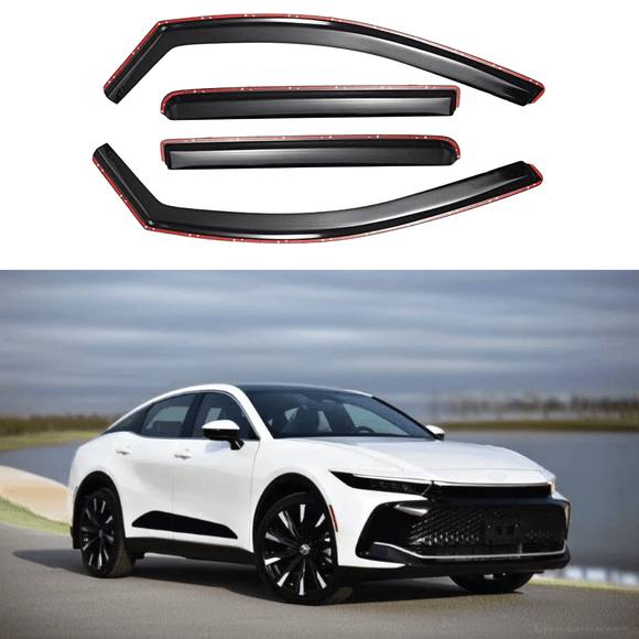 Fits 2023-2024 Toyota Crown In-Channel Window Visors Rain Sun Guards
