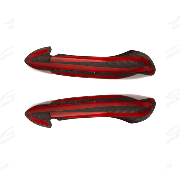 For 2020-Up Toyota Supra Carbon Fiber Side Door Handle Cover