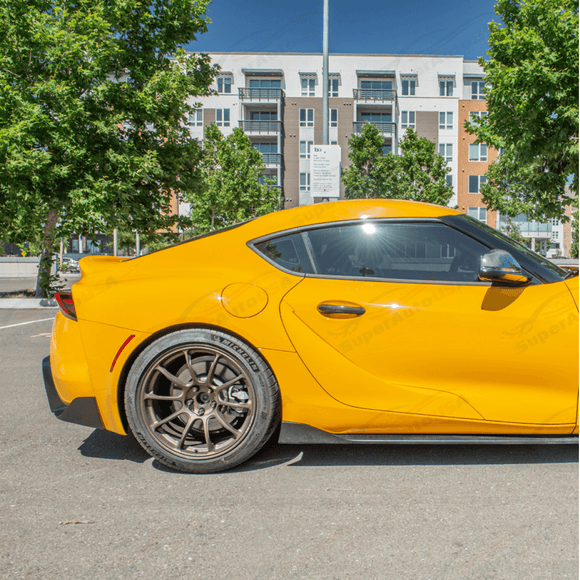 For 2020-Up Toyota Supra Carbon Fiber Side Door Handle Cover