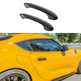 For 2020-Up Toyota Supra Carbon Fiber Side Door Handle Cover