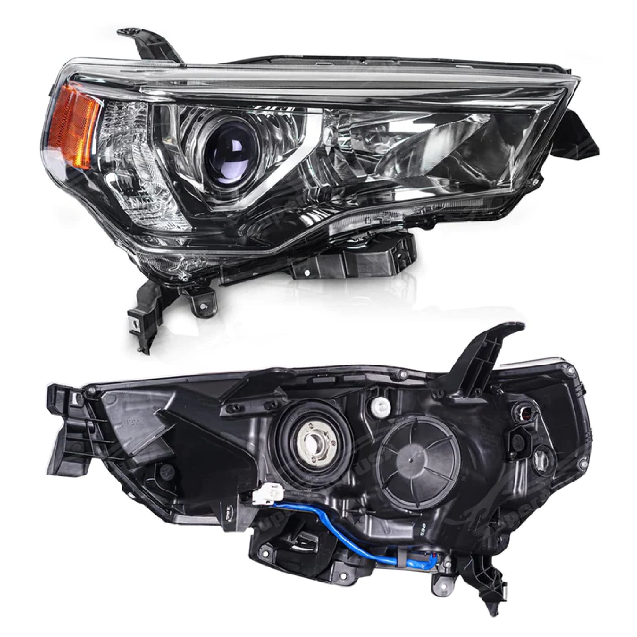 Fits 2014-2024 Toyota 4Runner OE Style LED Head Light Sequential Assembly