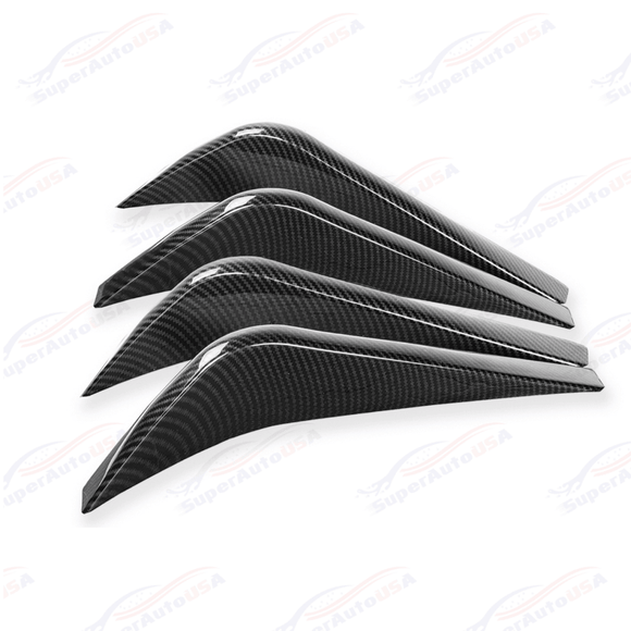 Fits 2014-2019 Corvette C7 Rear Bumper Lower Air Diffuser Fins