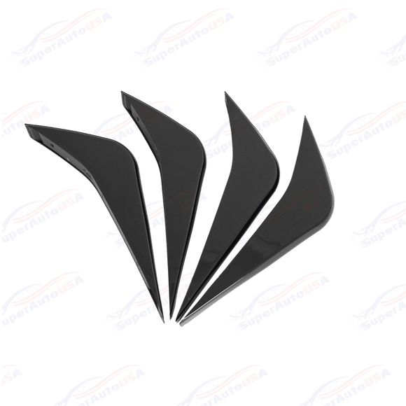 Fits 2014-2019 Corvette C7 Rear Bumper Lower Air Diffuser Fins