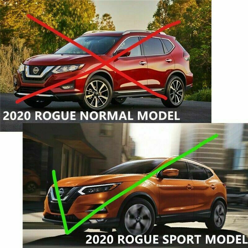 For Nissan Rogue 2014-2020 In-Channel Vent Window Visors Rain Guards Deflectors - 0