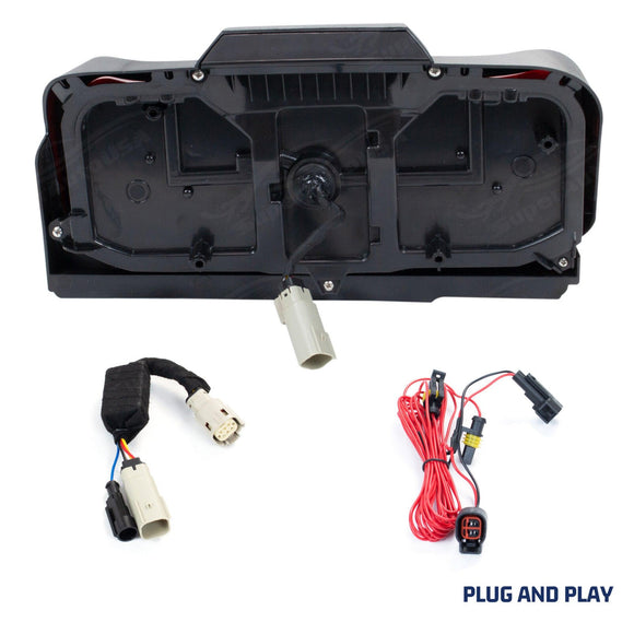 Fits 2021-2024 Ford Bronco Full LED Raptor Style Taillights Sequential Assembly