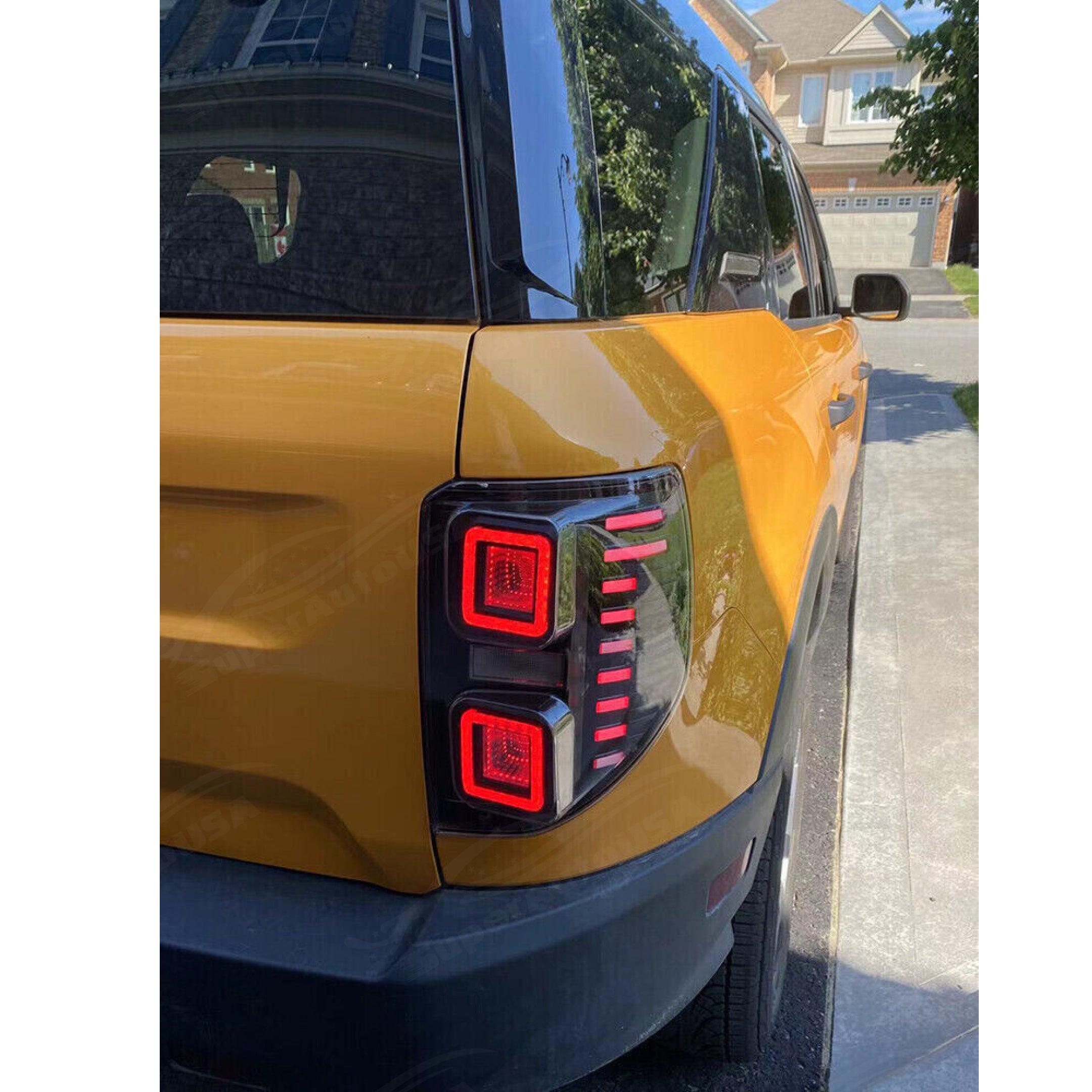 Fits 2021-2024 Ford Bronco Sport Full LED Raptor Style Taillights Sequ ...