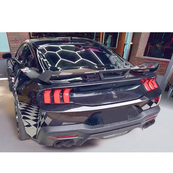 2024 Mustang EcoBoost Convertible Rear Gurney Flap Spoiler by SuperAutoUSA
