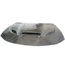 Close-up of the real carbon fiber weave on the Charger SRT style hood