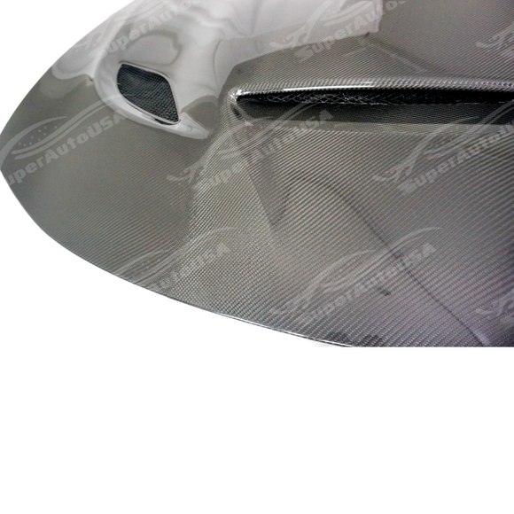 High-gloss carbon fiber SRT style hood for Dodge Charger 2015-2026