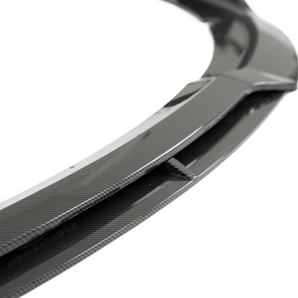 Underside of the 4-piece splitter showing reinforced mounting points and pre-drilled holes