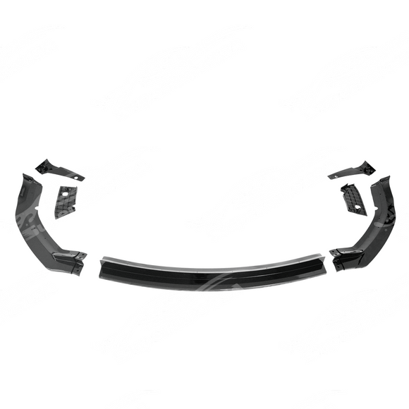 Close-up of the H style front splitter's design on the Charger SRT bumper