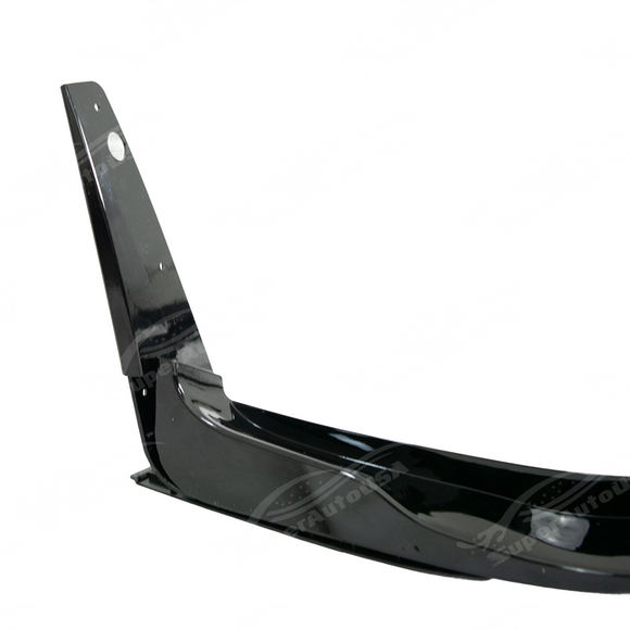 H style front splitter on a white Dodge Charger SRT