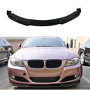 Se adapta al alerón de parachoques delantero negro brillante estilo MP BMW Serie 3 E90 2009-2012 -1