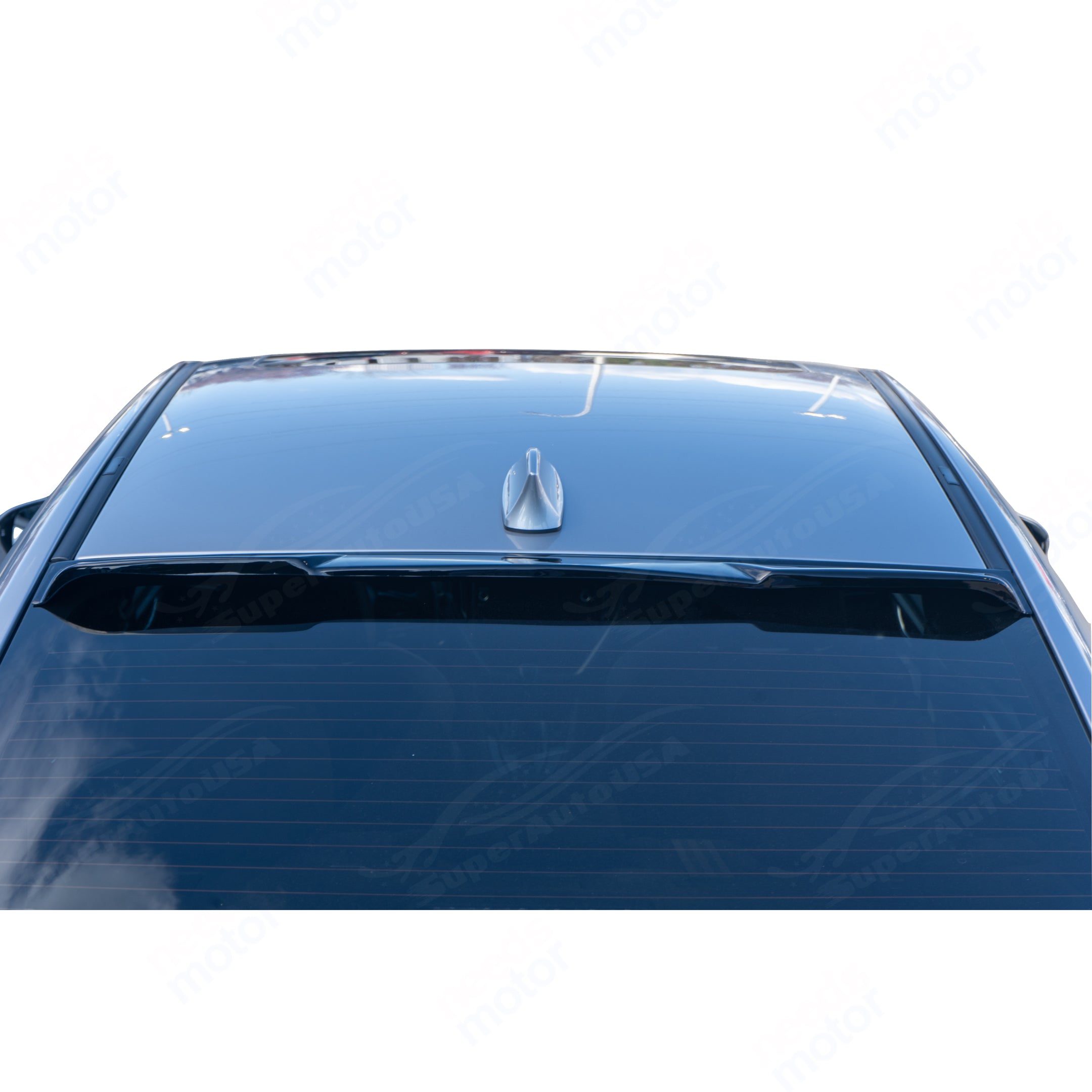 Fits Acura TLX 2015-2020 Carbon Trim Window Visor Rear Roof Spoiler Bundle