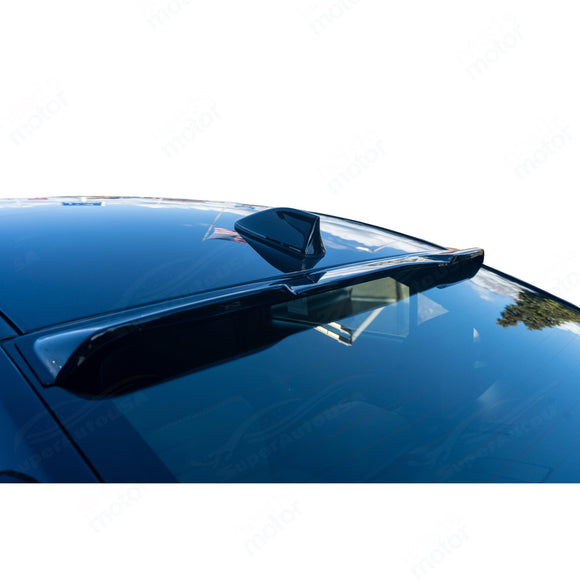 Fits Acura TLX 2015-2020 Carbon Trim Window Visor Rear Roof Spoiler Bundle