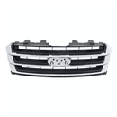 Fits 2015-2018 Ford Expedition Chrome & Black Front Bumper Grill Mesh Grille-2
