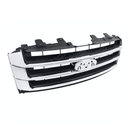 Fits 2015-2018 Ford Expedition Chrome & Black Front Bumper Grill Mesh Grille-9