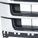 Fits 2015-2018 Ford Expedition Chrome & Black Front Bumper Grill Mesh Grille-4