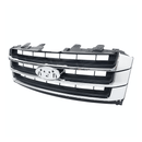 Fits 2015-2018 Ford Expedition Chrome & Black Front Bumper Grill Mesh Grille-8