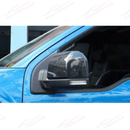 Fits 2015-2020 Ford F150 Carbon Fiber Print Rearview Side Door Mirror Cover Cap-3