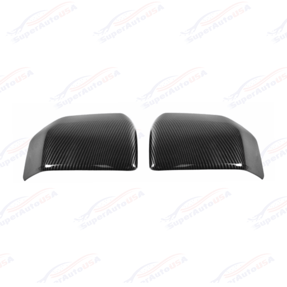 Fits 2015-2020 Ford F150 Carbon Fiber Print Rearview Side Door Mirror Cover Cap