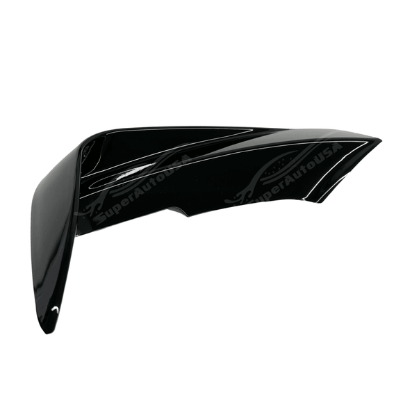 Front view of the BMW 2012-2019 3-Series F30 M Sport with its Gloss Black Front Fog Light Lamp Cover Trim, highlighting the vehicle's aggressive front profile