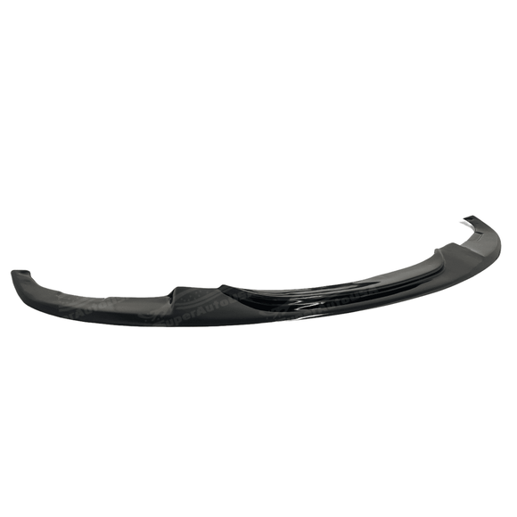 Artistic shot of the BMW 2012-2019 3-Series F30 M Sport featuring the Auto Plus Style Gloss Black Front Lip Spoiler, blending performance with aesthetic appeal