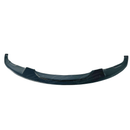 Detailed view of the BMW 2012-2019 3-Series F30 M Sport with Auto Plus Style Gloss Black Front Lip Spoiler, emphasizing the front splitter spoiler lip's sleek design