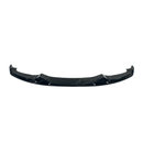 Elegant design and impact of the gloss black front splitter spoiler lip on the BMW 3-Series F30 M Sport, enhancing both performance and visual appeal