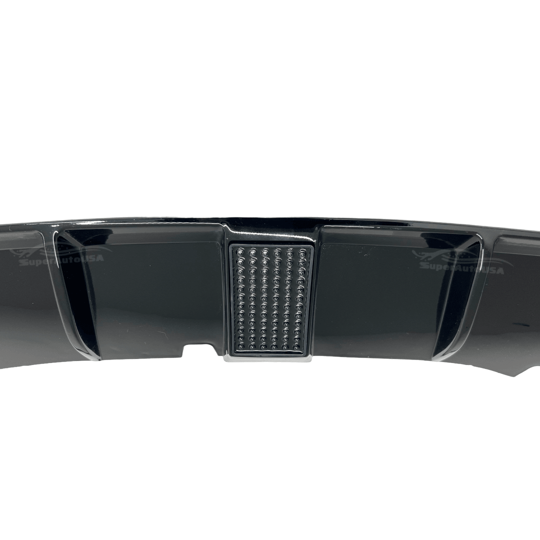 Gplusmotor Rear Bumper Diffuser Lip For BMW F30 3 Series M Sport Sedan 2012-2018 – Black Polyurethane