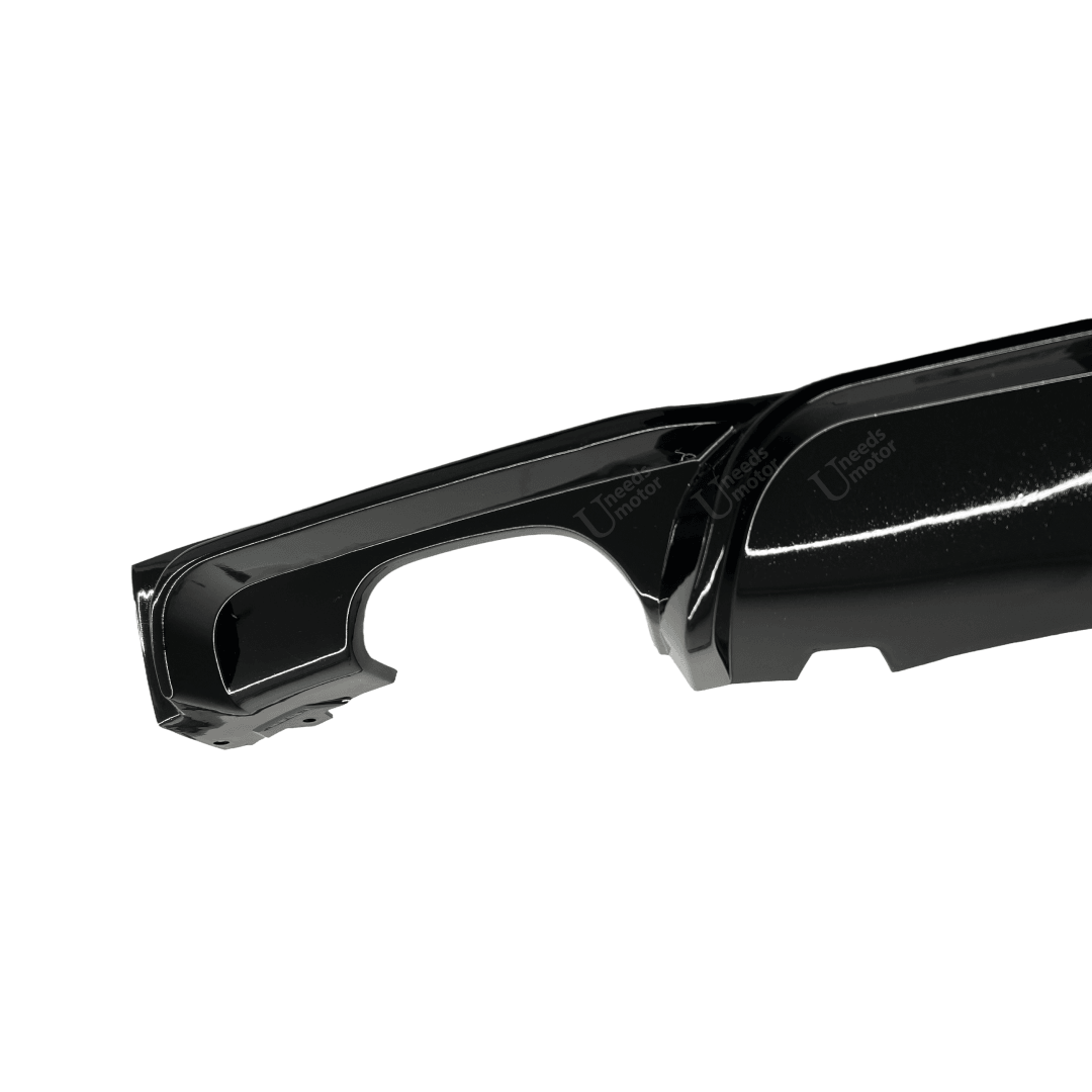 Fits 2012-2018 BMW 3 Series F30 Quad Exhaust Rear Diffuser w/LED Light ...