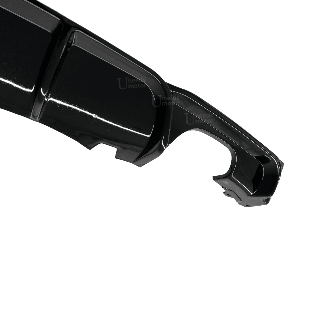 Fits 2012-2018 BMW 3 Series F30 Quad Exhaust Rear Diffuser w/LED Light ...